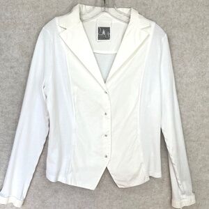 Annette Goertz Annette Görtz White Button Down Blouse Mixed Media